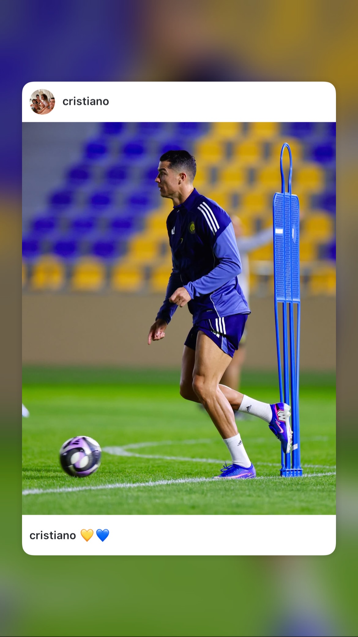 новая фото в сторис @cristiano 05.02.2026