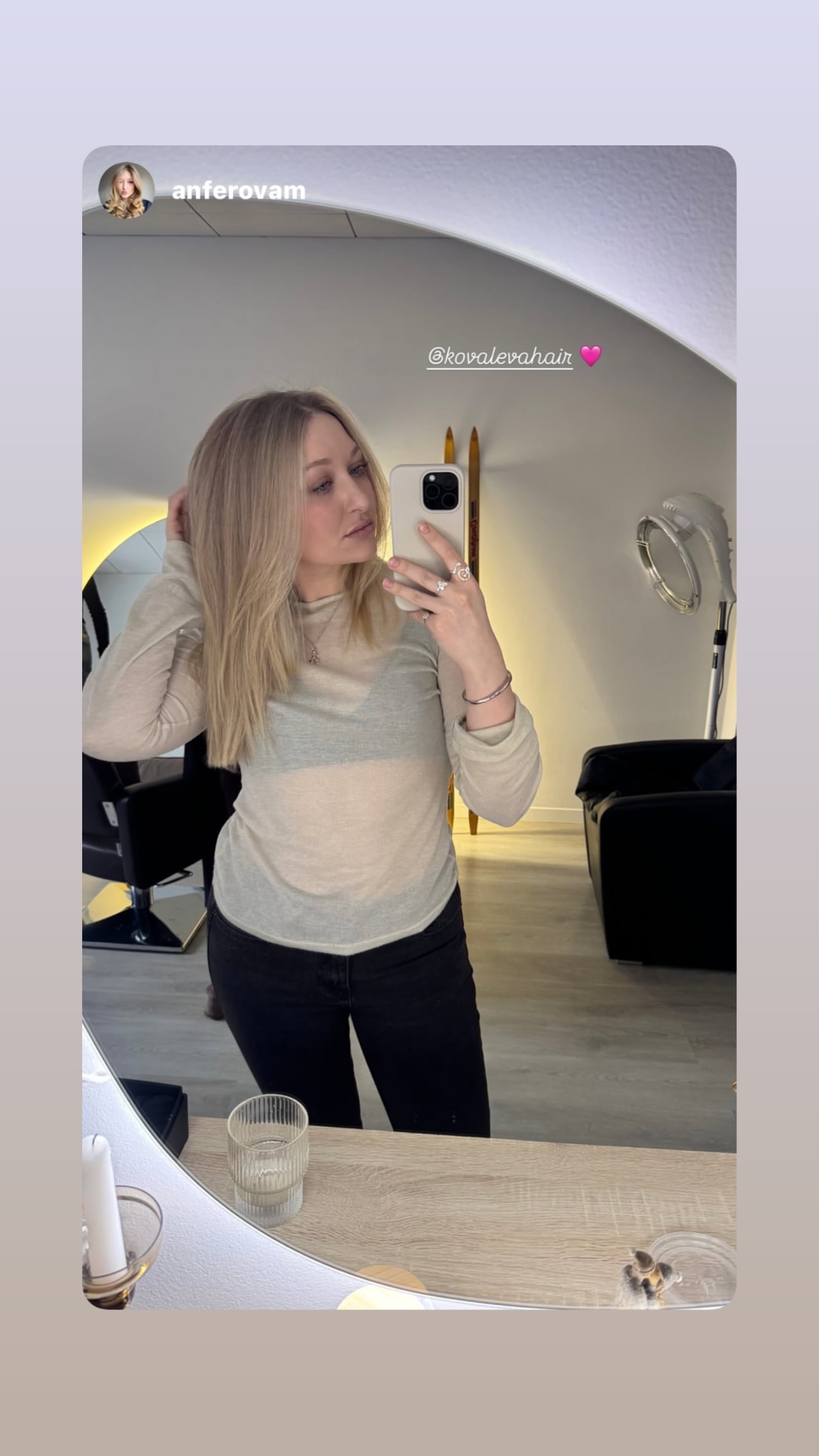 новая фото в сторис @kovalevahair 11.02.2026