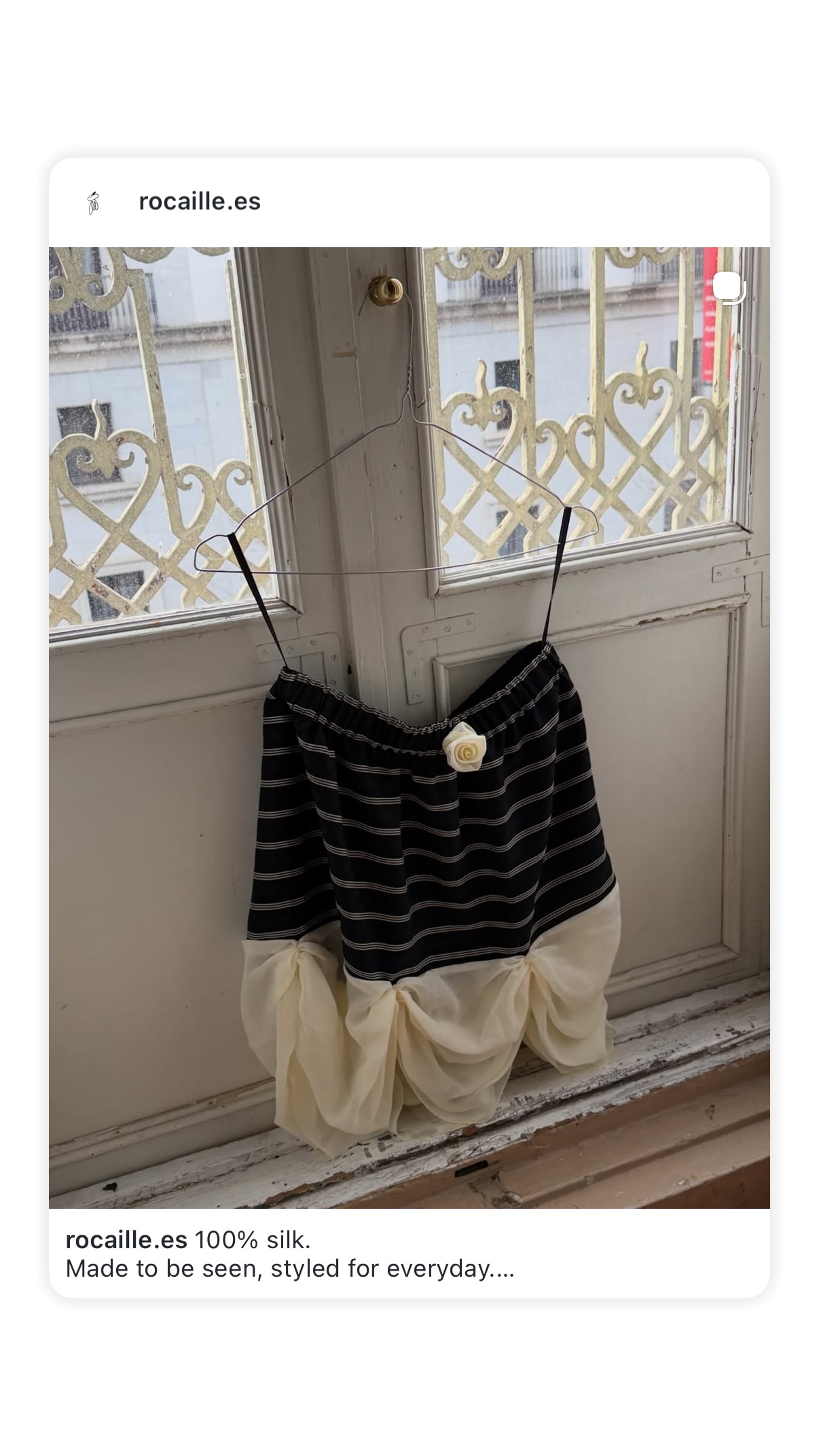 новая фото в сторис @rocaille.es 22.04.2026