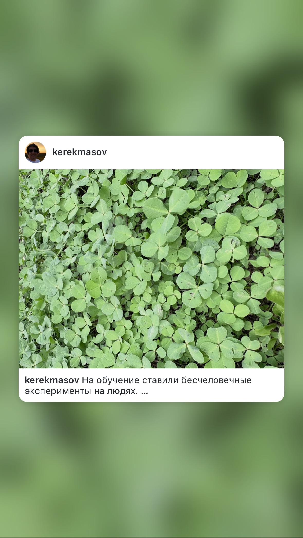 новая фото в сторис @kerekmasov 26.04.2026