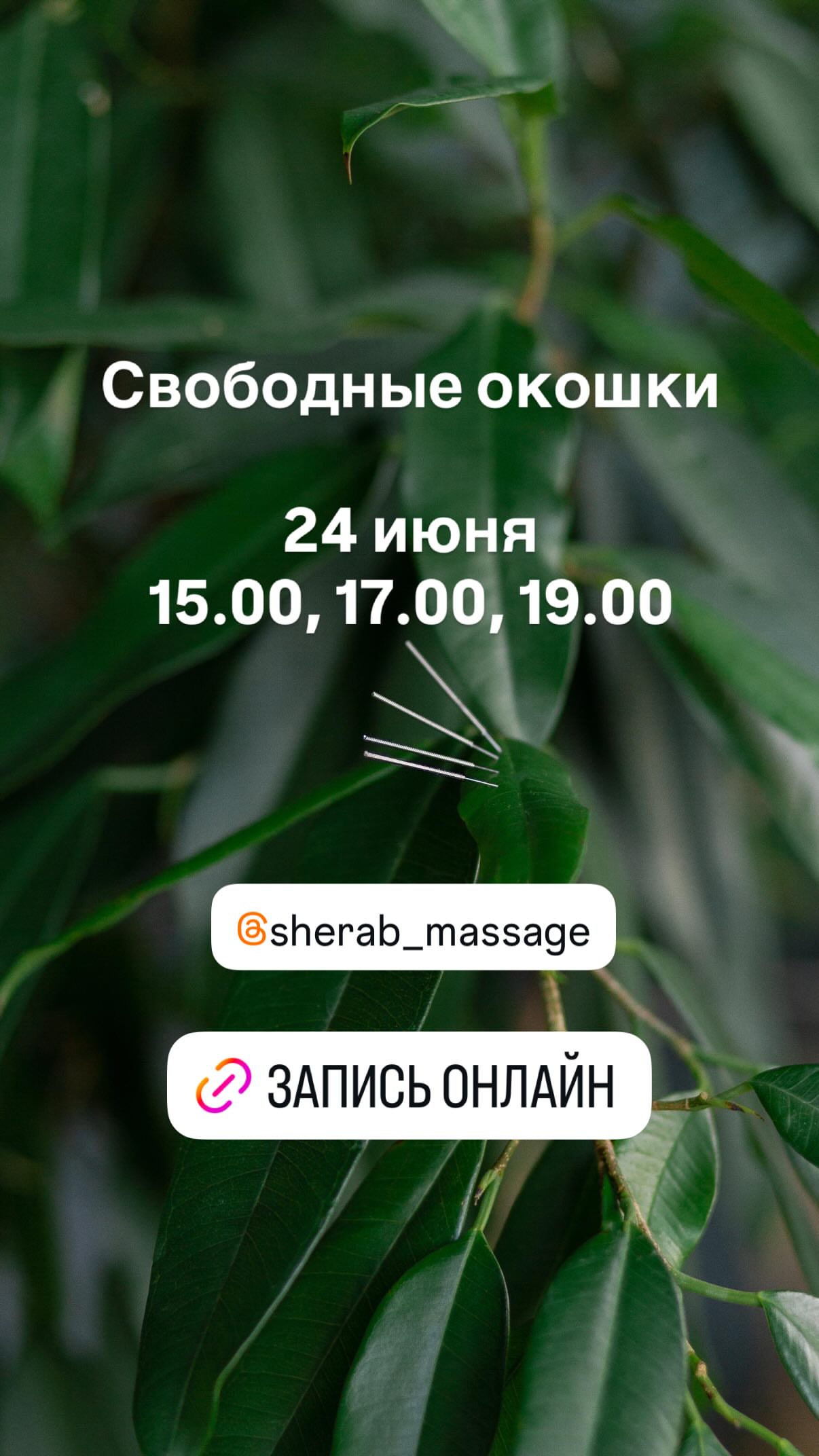новая фото в сторис @sherab_massage 24.06.2026