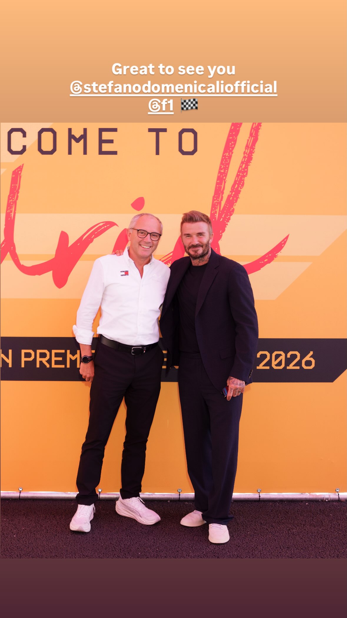 новая фото в сторис @davidbeckham 13.09.2026